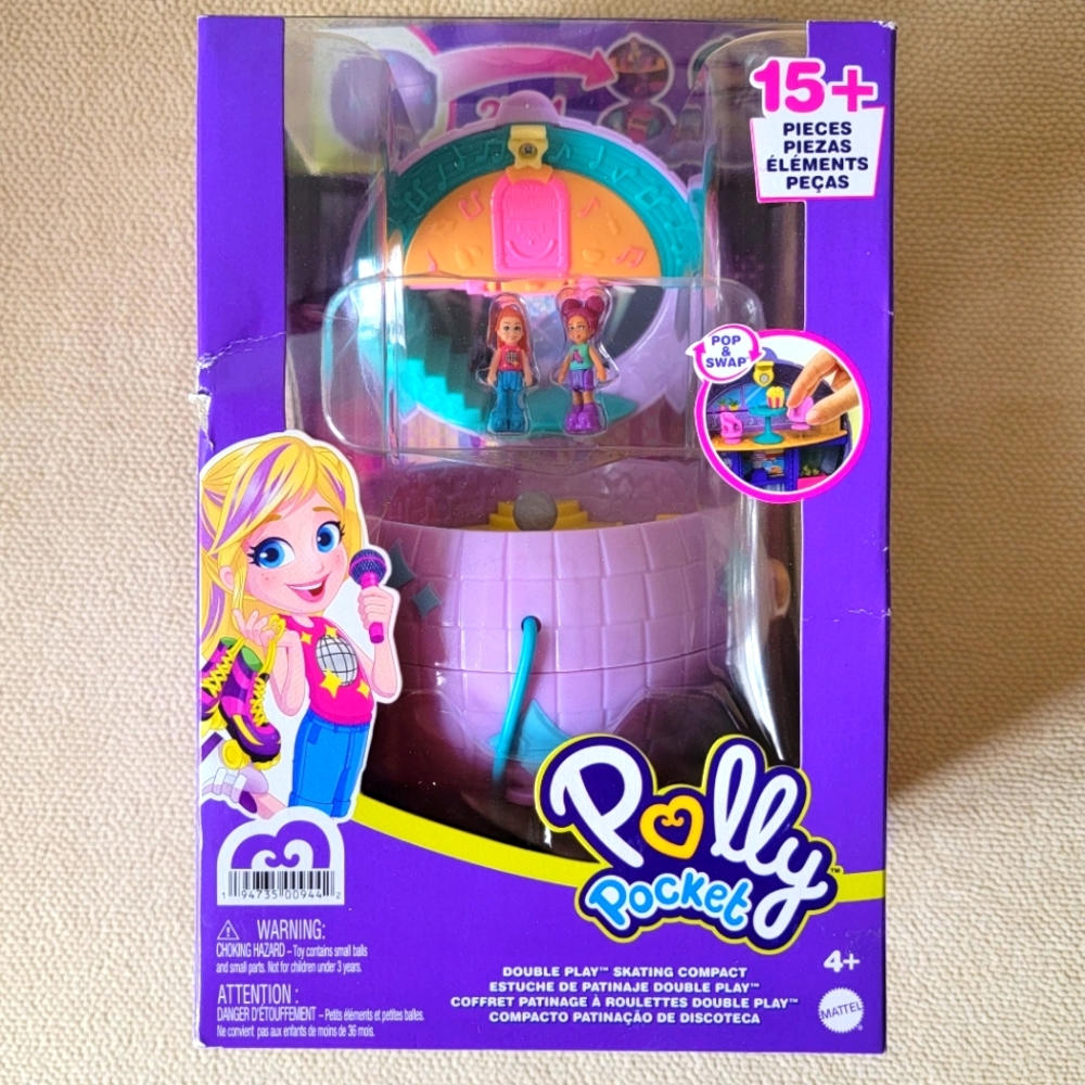 POLLY POCKET Double Play Skating Compact